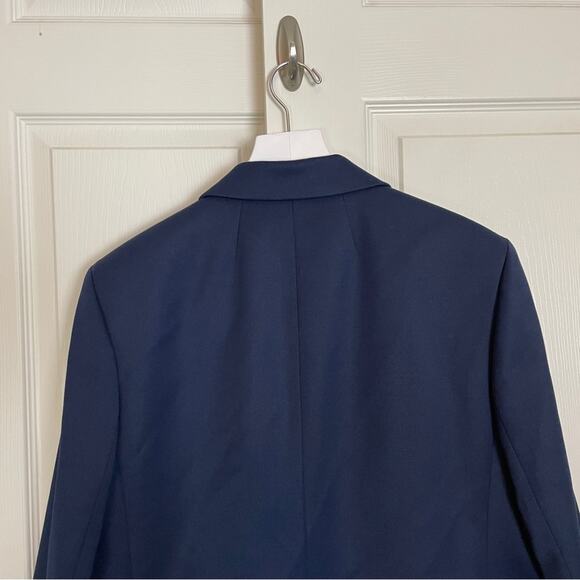 J. Crew Collection Navy Wool Twill Blazer Lined NWT - Picture 6 of 11